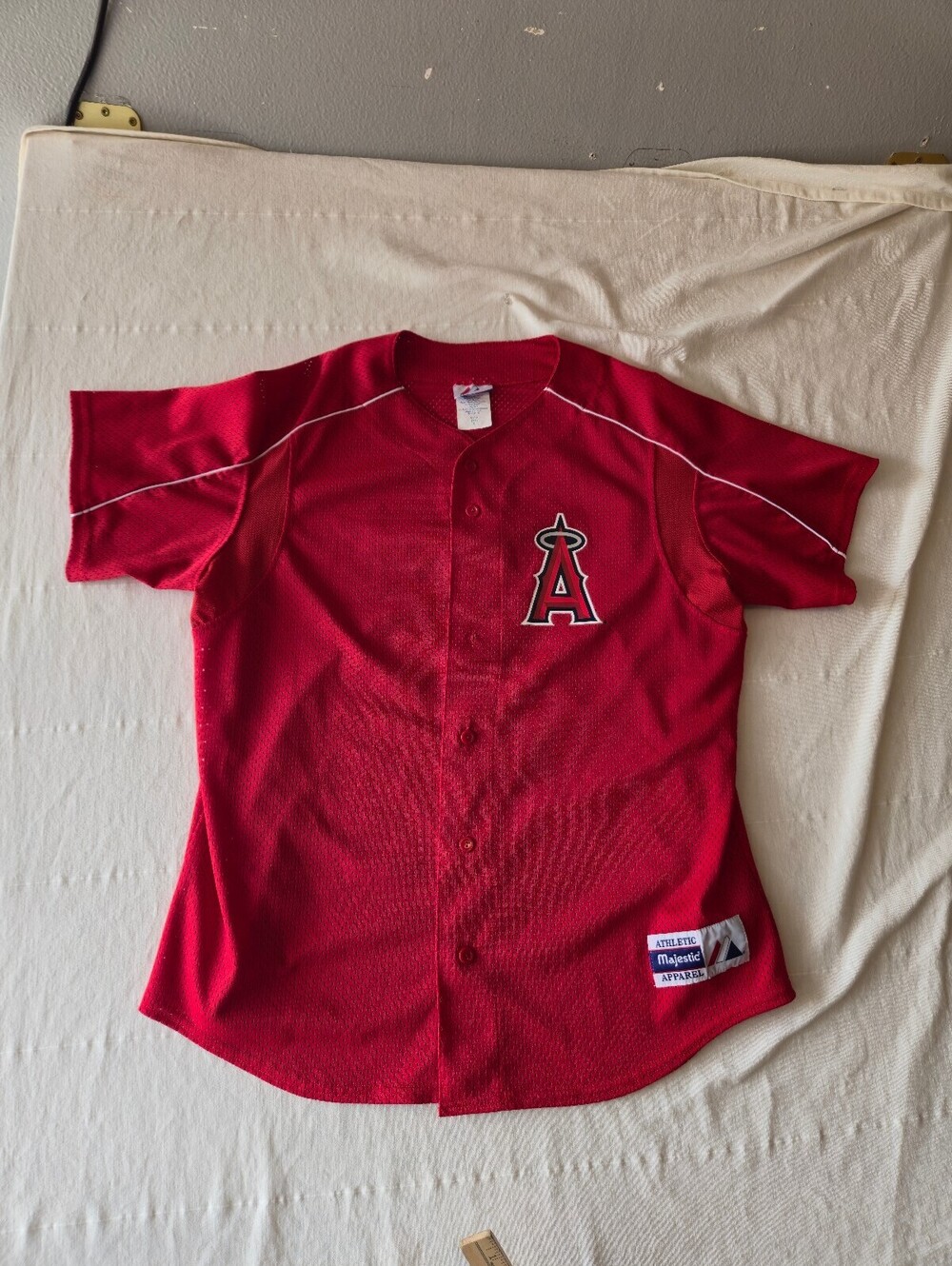 Majestic Los Angeles Angels Baseball Jersey #22 Shaver Size Large